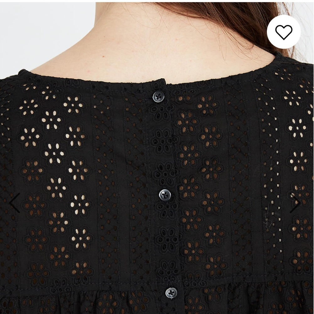 Madewell Eyelet Button Back Top - image 3